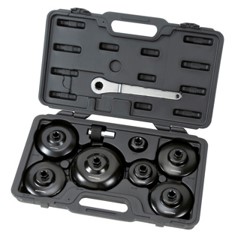 OUTILS DE VIDANGE HUILE (9 cloches filtre à huile PL)